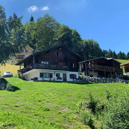 Ferienwohnungen im Blockhaus Metzler Schwarzenberg im Bregenzerwald Exterior foto