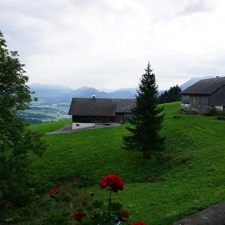 Ferienwohnungen im Blockhaus Metzler Schwarzenberg im Bregenzerwald Exterior foto