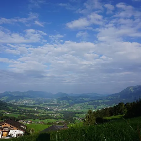 Ferienwohnungen im Blockhaus Metzler Schwarzenberg im Bregenzerwald Exterior foto